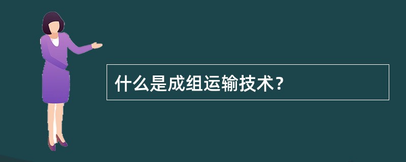 什么是成组运输技术？