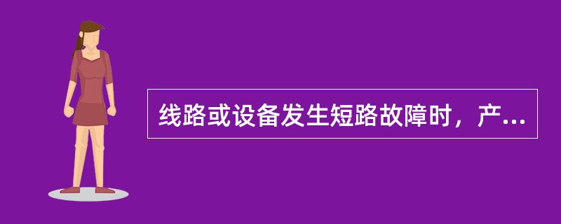 线路或设备发生短路故障时，产生的热量和电流（）成正比。