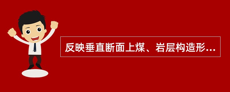 反映垂直断面上煤、岩层构造形态的图件称（）。沿煤、岩层走向切的剖面叫纵剖面，沿煤