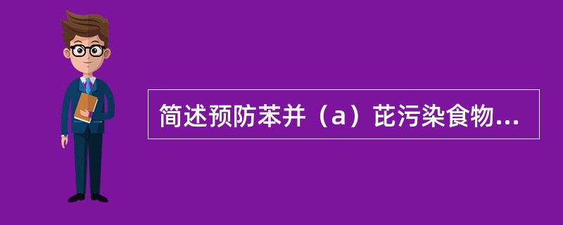 简述预防苯并（a）芘污染食物的措施.