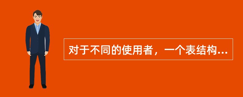 对于不同的使用者，一个表结构既可以是栈，也可以是队列，也可以是线性表。