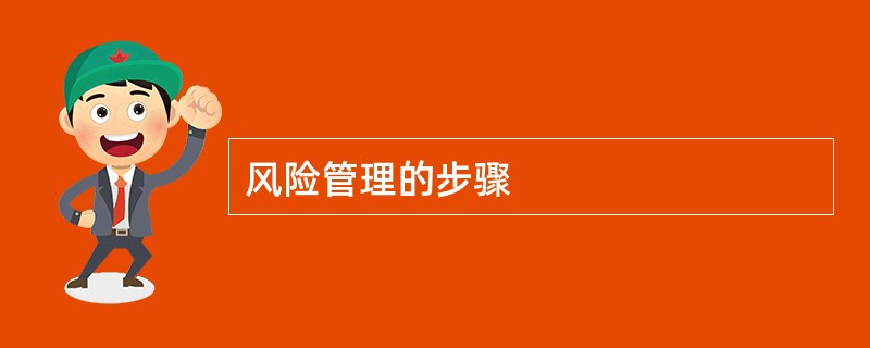 风险管理的步骤