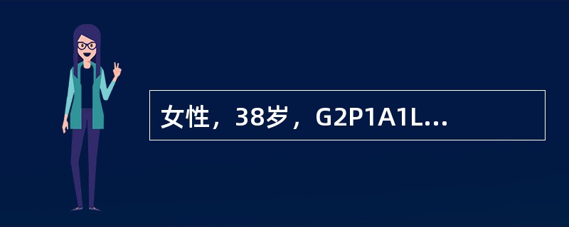 女性，38岁，G2P1A1L1，因右侧卵巢肿瘤8cm，行腹腔镜手术，术中冰冻病理