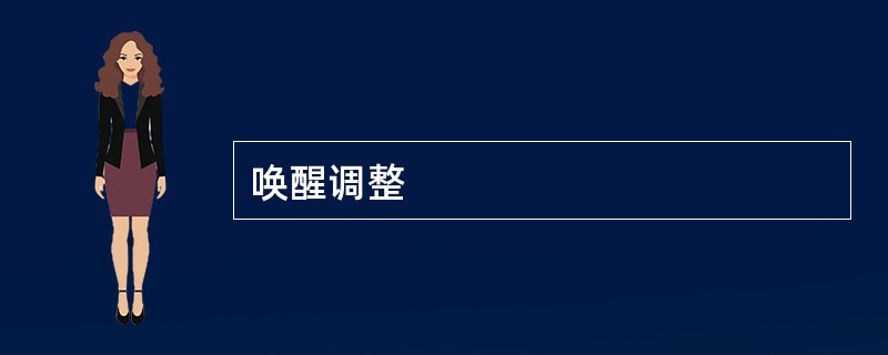 唤醒调整