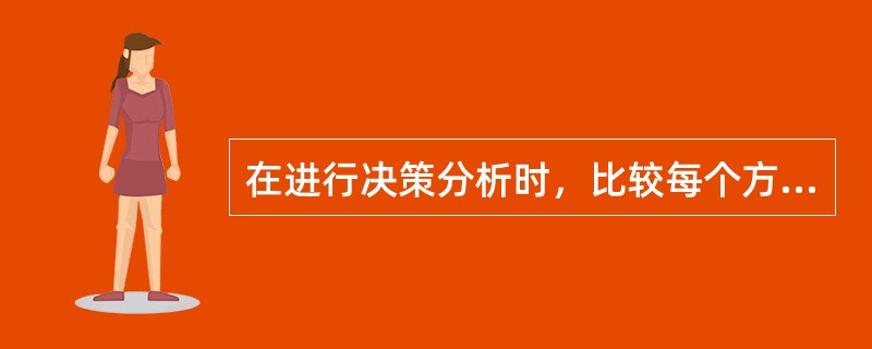 在进行决策分析时，比较每个方案在不同自然状态下的最大收益值，并选择其中最大者。该