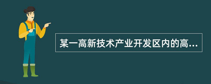 某一高新技术产业开发区内的高新技术企业，1995年注册登记，1996年正式投产，