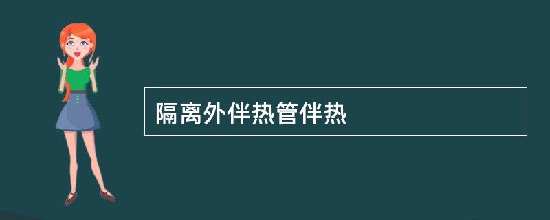 隔离外伴热管伴热