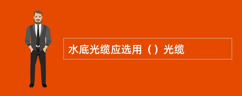 水底光缆应选用（）光缆