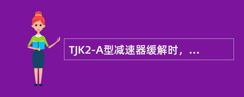 TJK2-A型减速器缓解时，外侧制动轨上侧面至基本轨顶面的距离为（）mm。