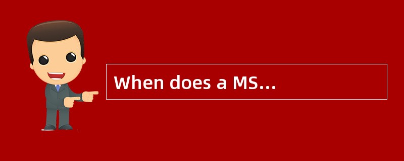 When does a MS get IP address？（）