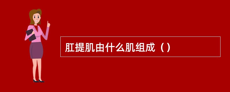 肛提肌由什么肌组成（）