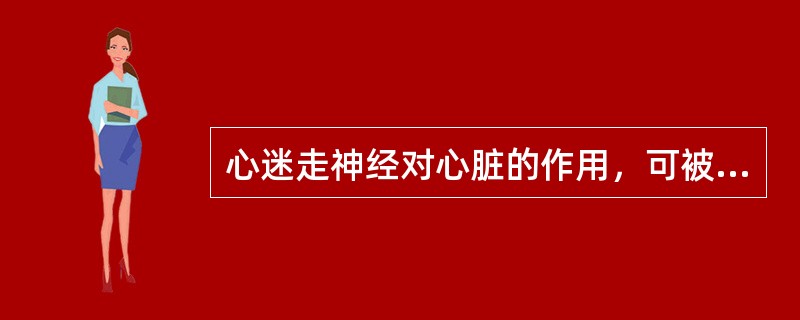 心迷走神经对心脏的作用，可被下列哪一种受体的拮抗剂所阻断（）