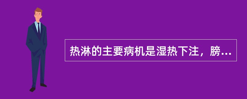 热淋的主要病机是湿热下注，膀胱气化不利，治法是清热利湿通淋，主方是（）。