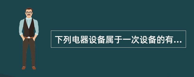 下列电器设备属于一次设备的有（）。