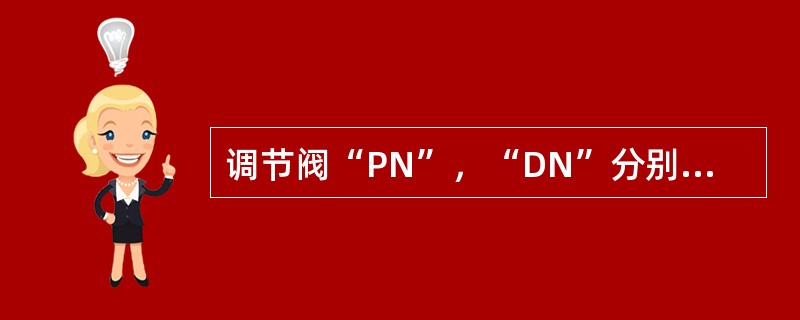 调节阀“PN”，“DN”分别表示什么意思？单位是什么？