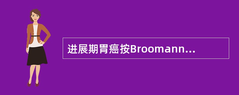 进展期胃癌按Broomann法分为（）、溃疡局限型、浸润溃疡型、弥散浸润型。