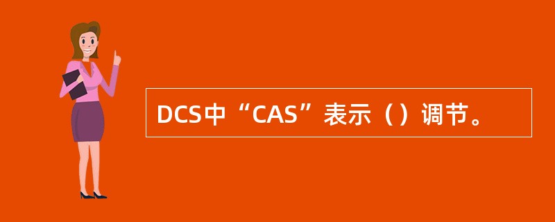 DCS中“CAS”表示（）调节。