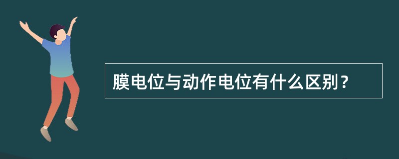 膜电位与动作电位有什么区别？