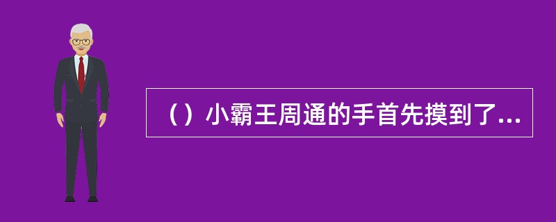 （）小霸王周通的手首先摸到了鲁智深什么部位？