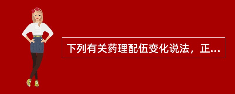 下列有关药理配伍变化说法，正确的是（）