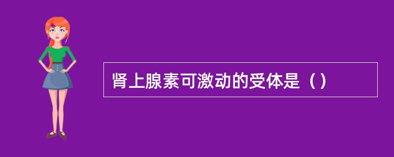 肾上腺素可激动的受体是（）