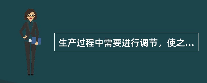 生产过程中需要进行调节，使之保持在某一值或所规定的允许范围内的工艺参数叫做（）。