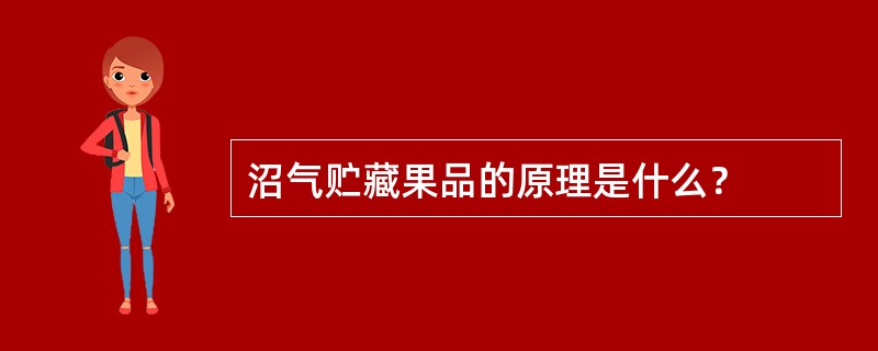 沼气贮藏果品的原理是什么？