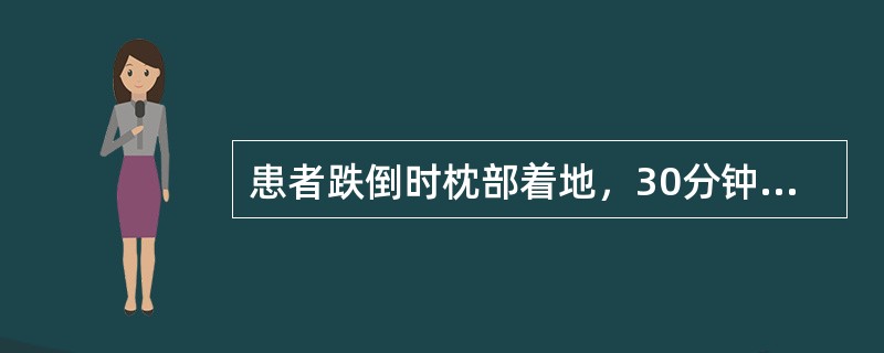 患者跌倒时枕部着地，30分钟后昏迷，抢救措施中不当的是（）