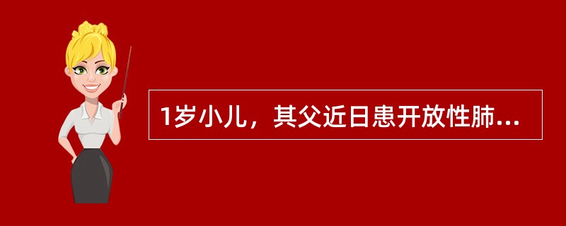 1岁小儿，其父近日患开放性肺结核，今前来就诊作结核菌素试验。下列护理措施中哪项不