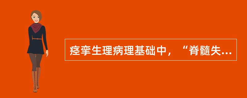 痉挛生理病理基础中，“脊髓失去高级神经中枢控制后，肌肉受到牵拉出现反射性收缩”属