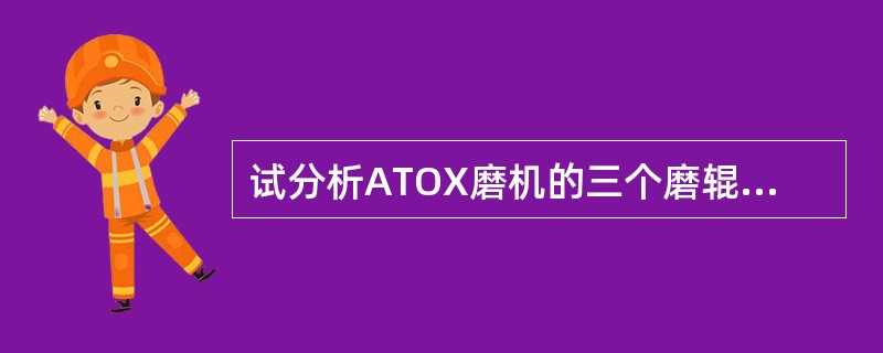 试分析ATOX磨机的三个磨辊回油温度上升的原因及处理办法。