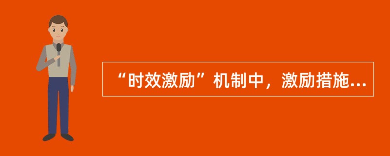 “时效激励”机制中，激励措施包括（）、荣誉称号的获得、价值的自我实现、进修与培训