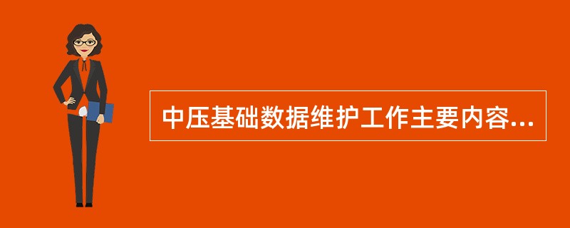 中压基础数据维护工作主要内容都有什么？并具体说明。