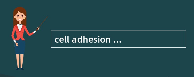 cell adhesion molecule, CAM (细胞粘着分子)