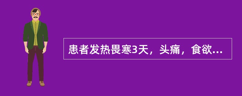 患者发热畏寒3天，头痛，食欲不振，肛门灼痛，排便、行走时加剧，坐卧不安。检查肛门