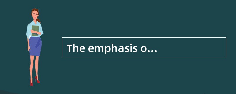 The emphasis on data gathered first£­han