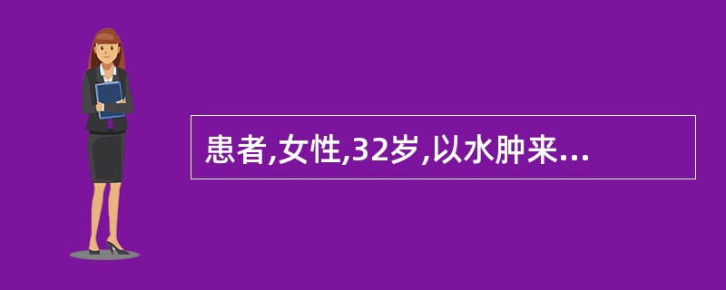 患者,女性,32岁,以水肿来诊,下列哪项检查对诊断肾病综合征最重要( )。