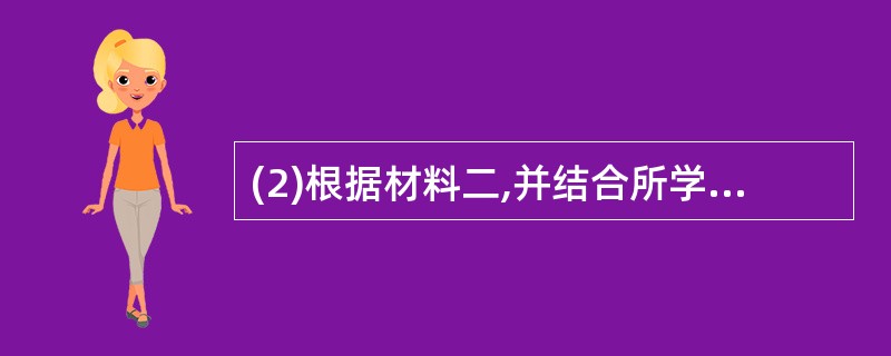 (2)根据材料二,并结合所学知识,指出陈独秀期望培育的“新青年”“新”在哪里,体