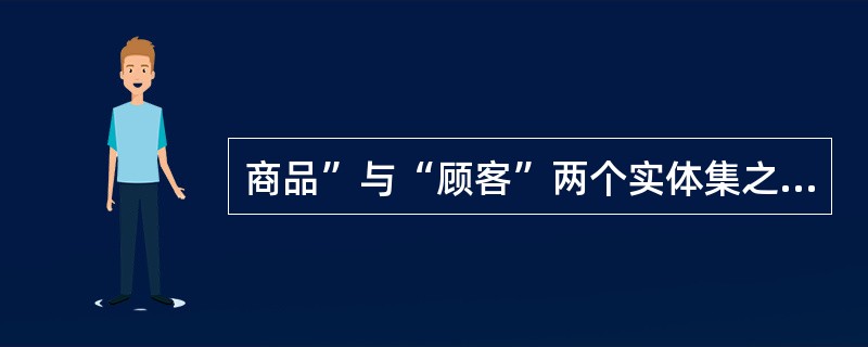 商品”与“顾客”两个实体集之间的联系一般是