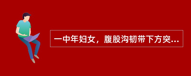 一中年妇女，腹股沟韧带下方突发肿块2小时，不大，疼痛明显，如需手术，最常采用A、