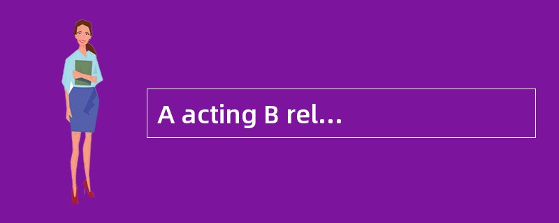A acting B relying C centering D cementi