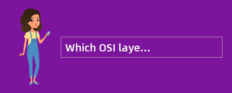 Which OSI layer does a Router operate at