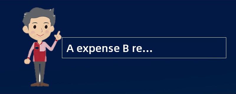 A expense B restriction C allocation D a