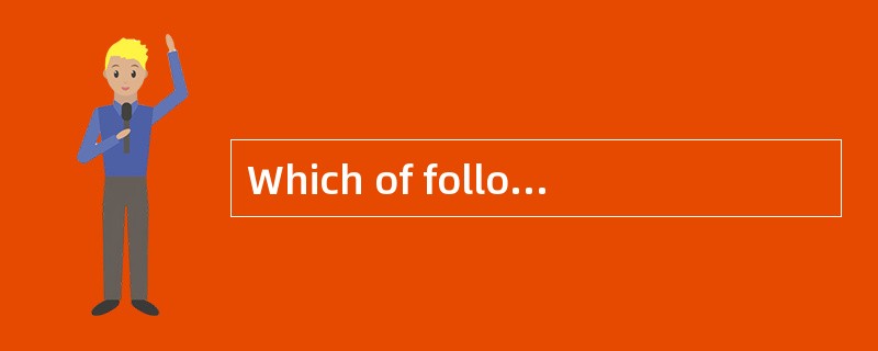Which of following statements about test