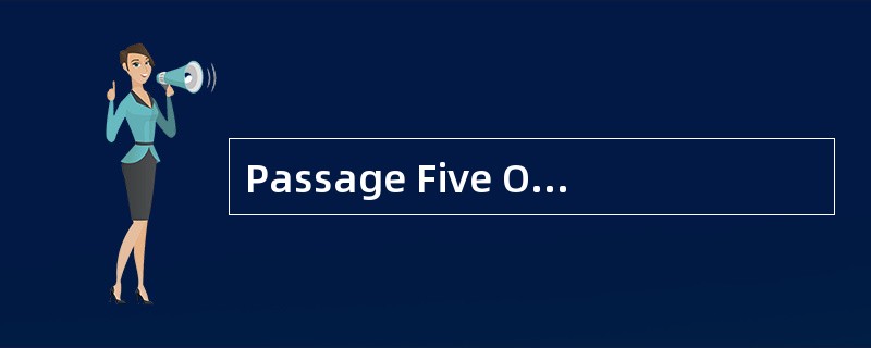 Passage Five On the fourth Thursday of N