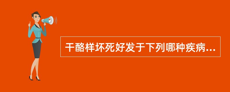 干酪样坏死好发于下列哪种疾病（）