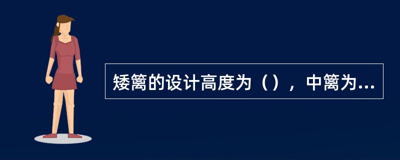 矮篱的设计高度为（），中篱为（），高篱为（），树墙为（）