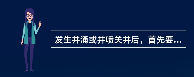 发生井涌或井喷关井后,首先要做好哪几项记录? 发生井涌或井喷关井后,首先要做好哪几项记录?