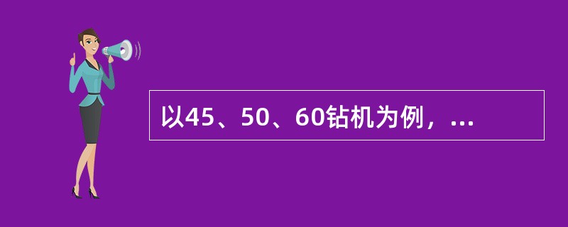 以45、50、60钻机为例，为甩钻具或小型设备，在大门前挖的绷绳坑应当距离井口多