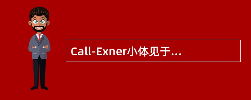 Call-Exner小体见于何种肿瘤中（）